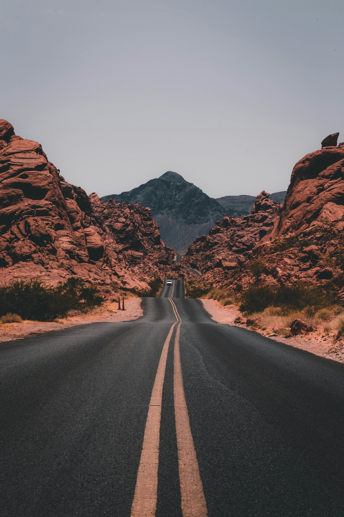 A beautiful landscape discovered on a journey